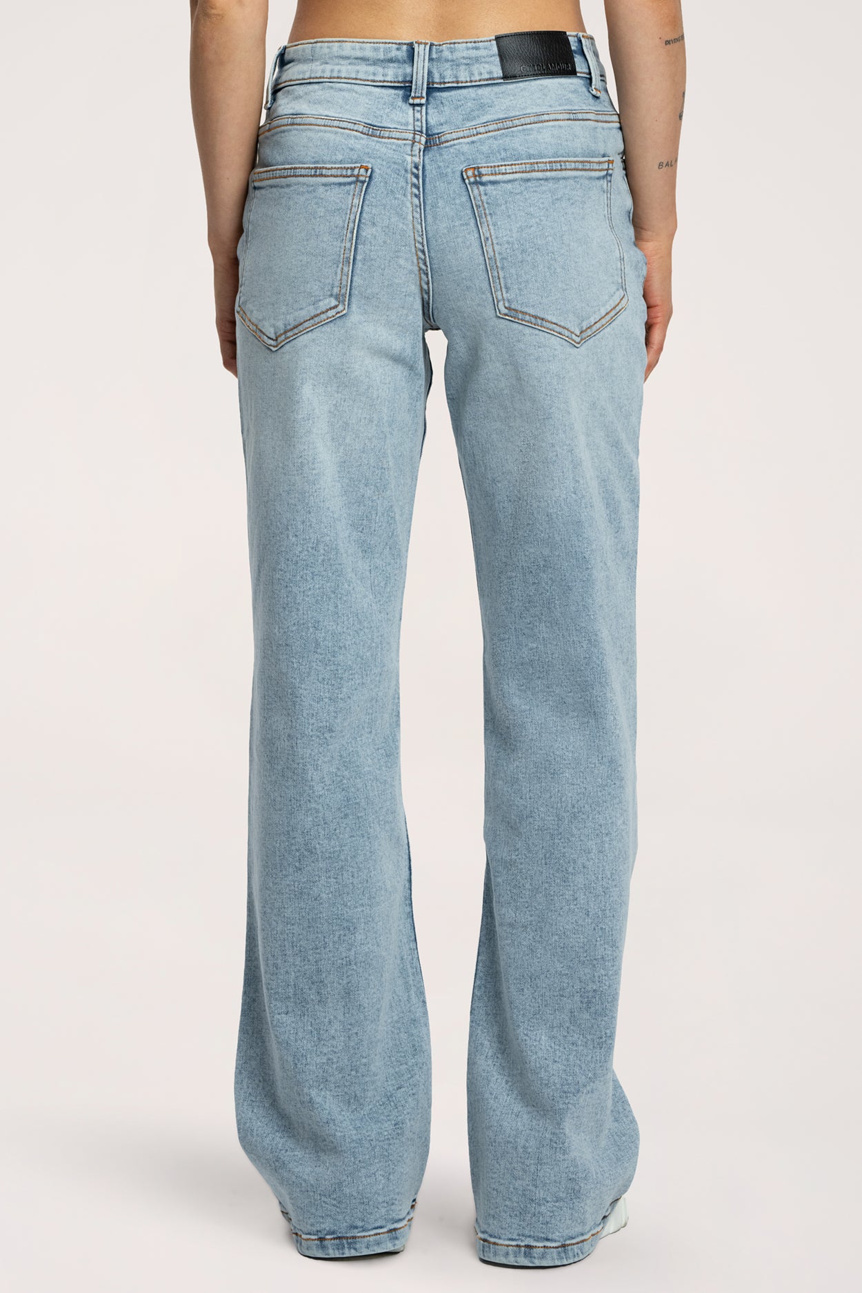 Hüftjeans Wide light blue