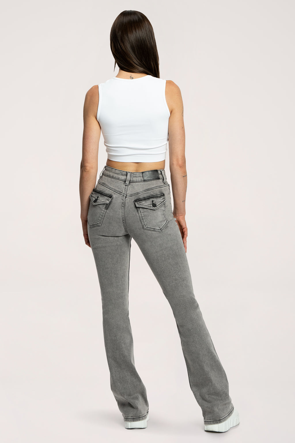 Schlagjeans Push Up light grey