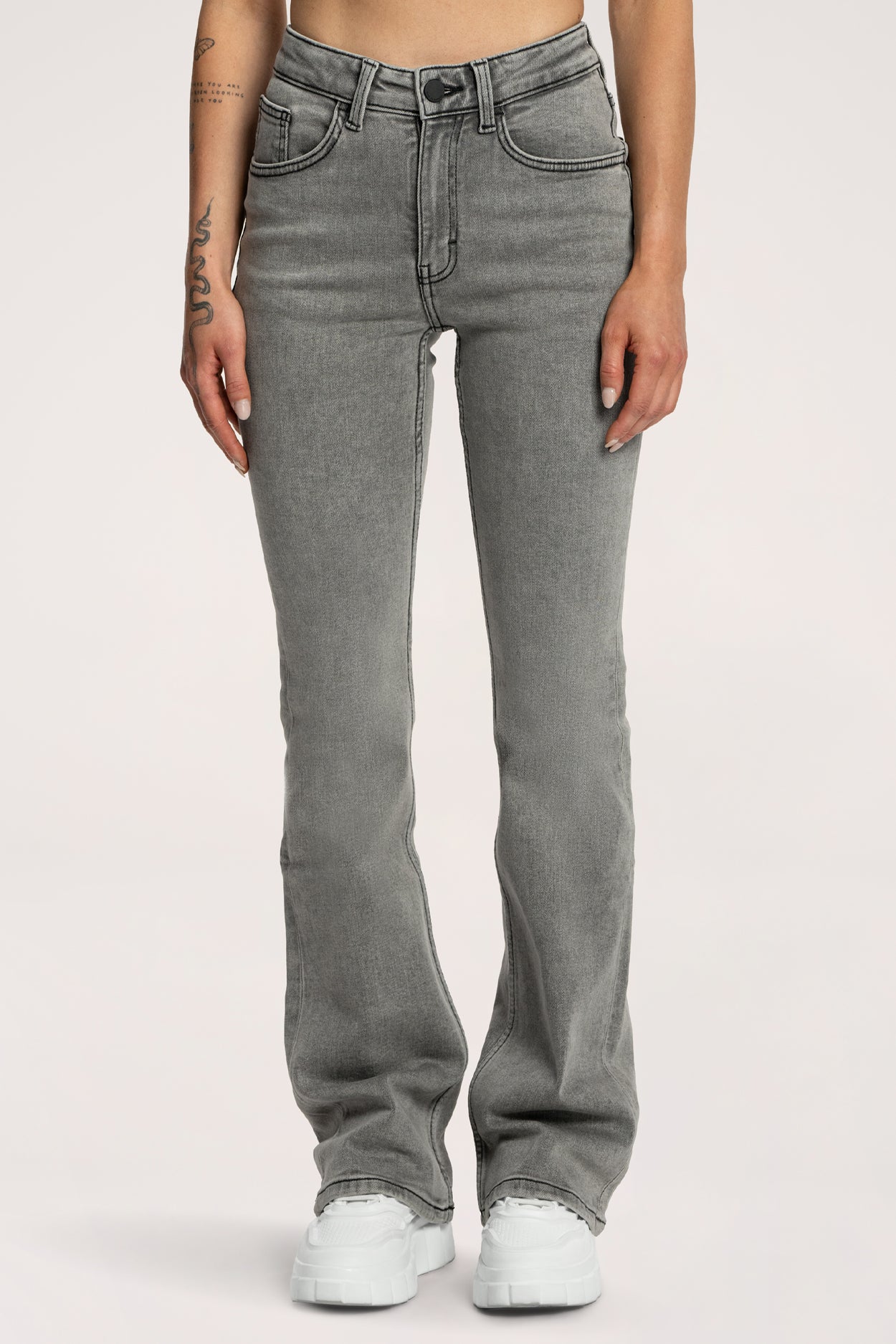 Schlagjeans Push Up light grey