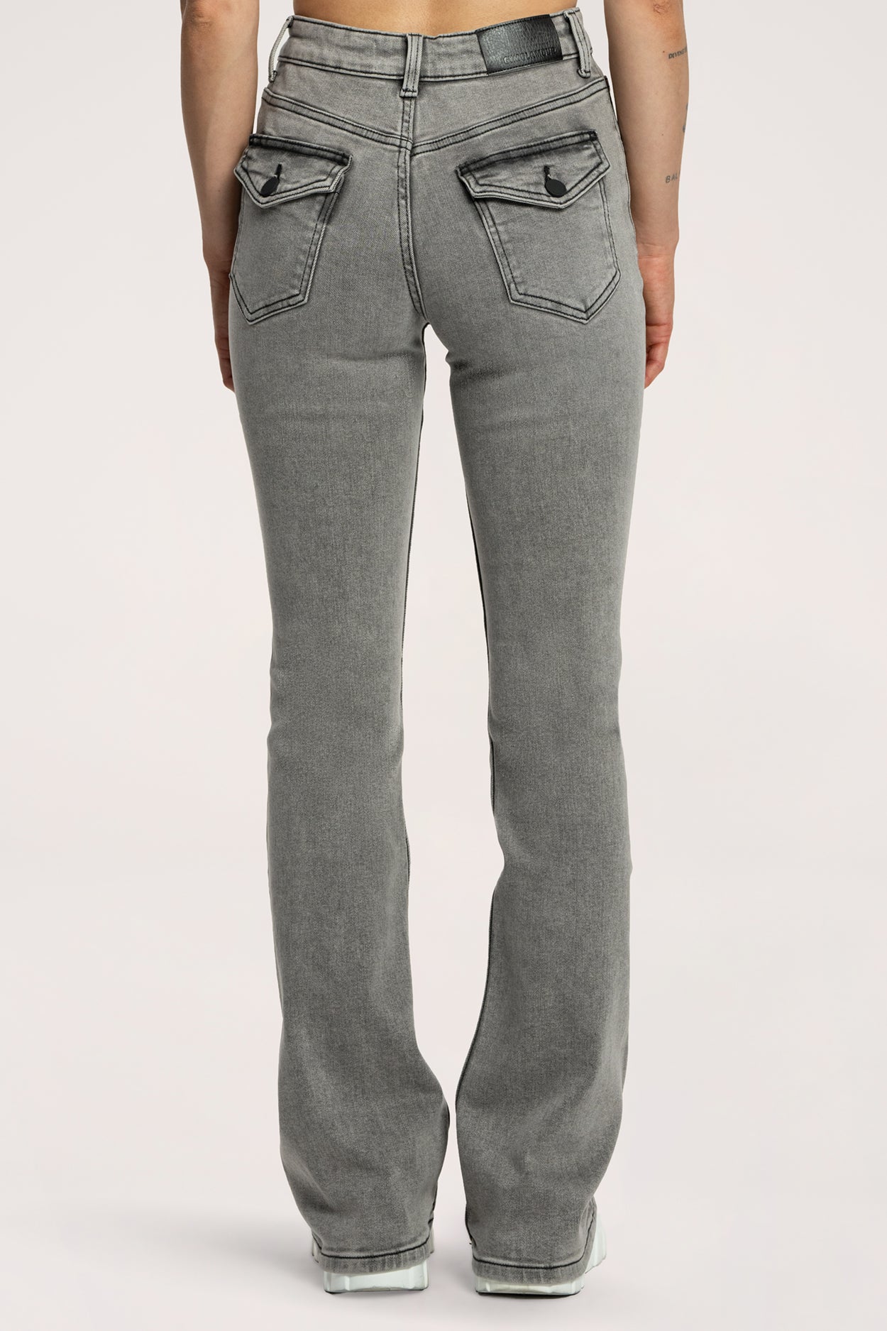 Schlagjeans Push Up light grey