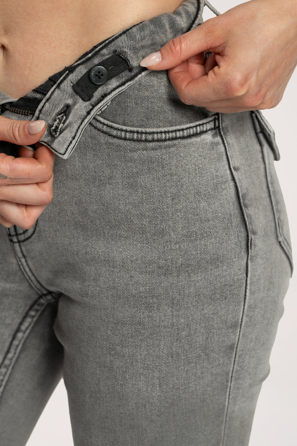 Schlagjeans Push Up light grey