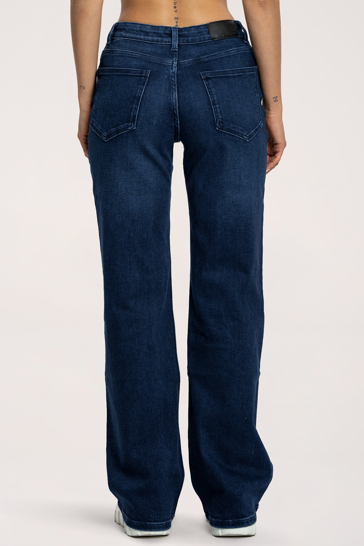 Hüftjeans Wide long navy blue