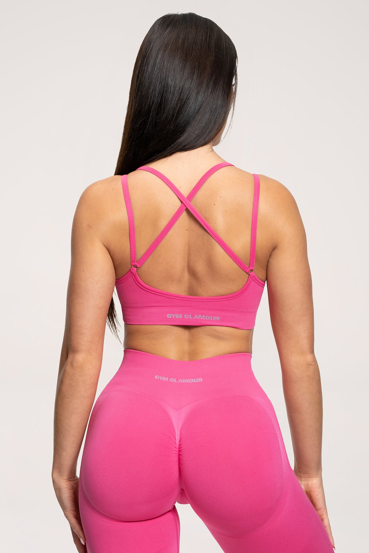 Fake BBL Sport-BH hot pink