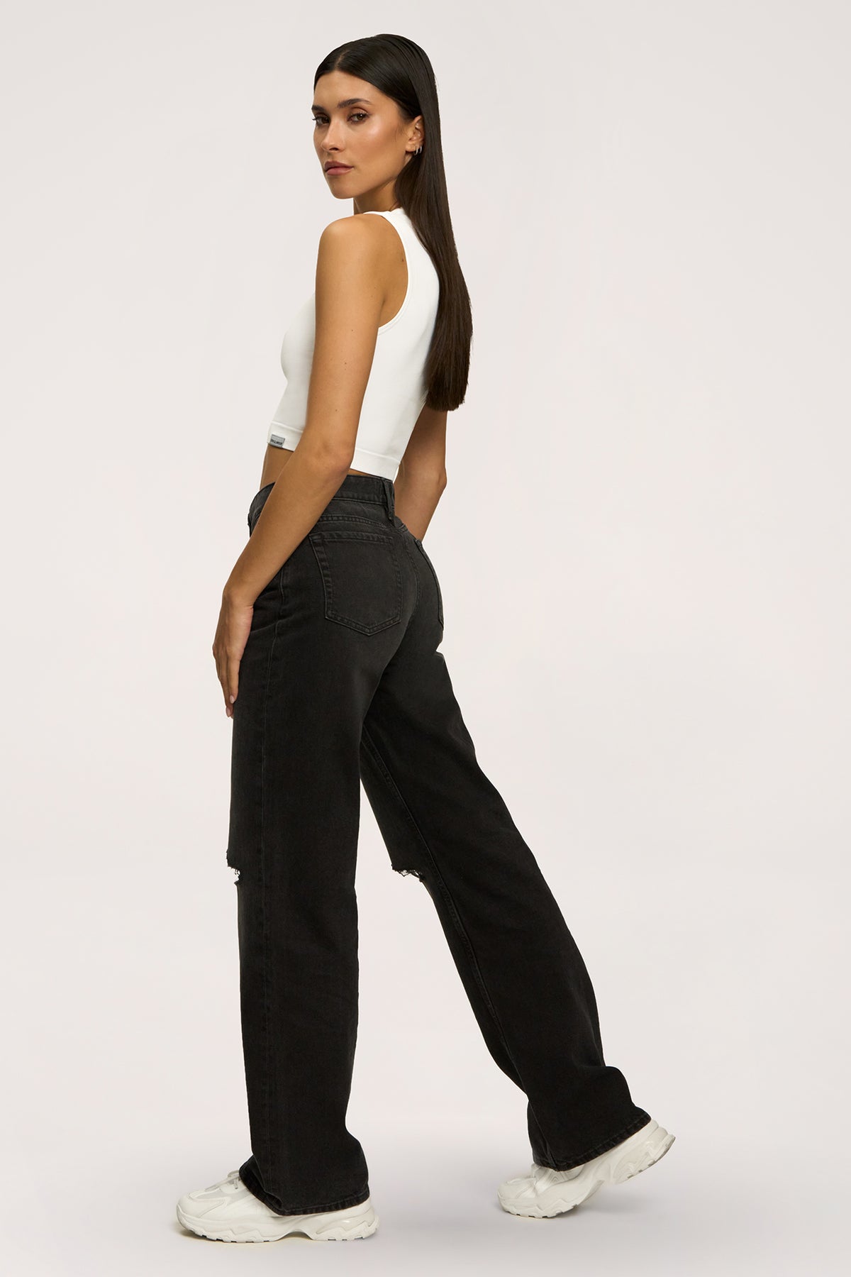 Jeans Wide Relaxed black