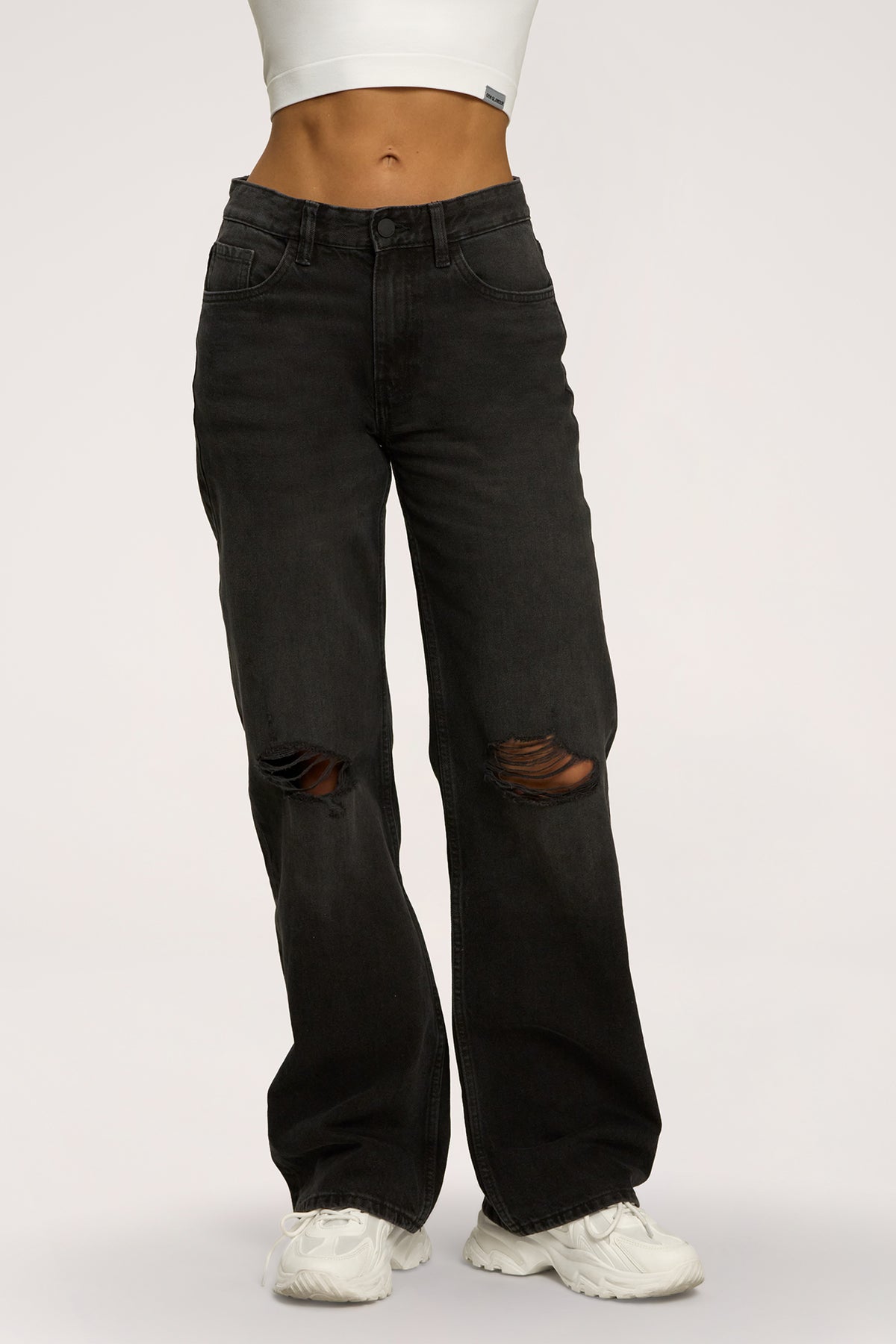 Jeans Wide Relaxed black