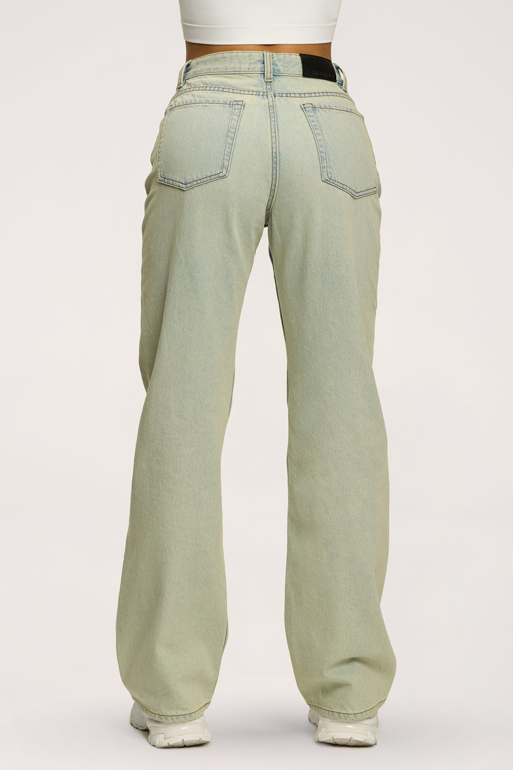 Jeans Wide Relaxed light green