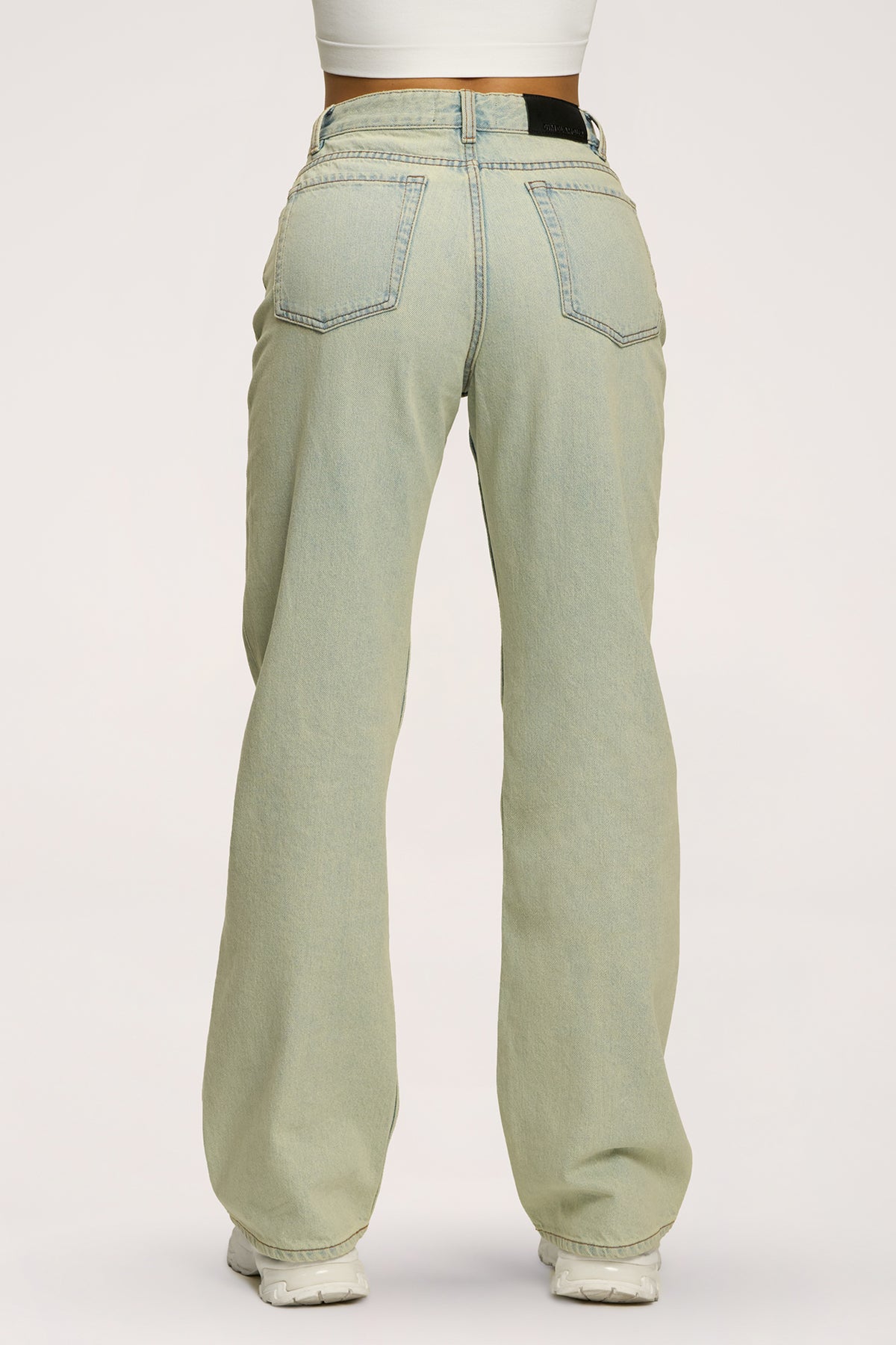 Jeans Wide Relaxed light green
