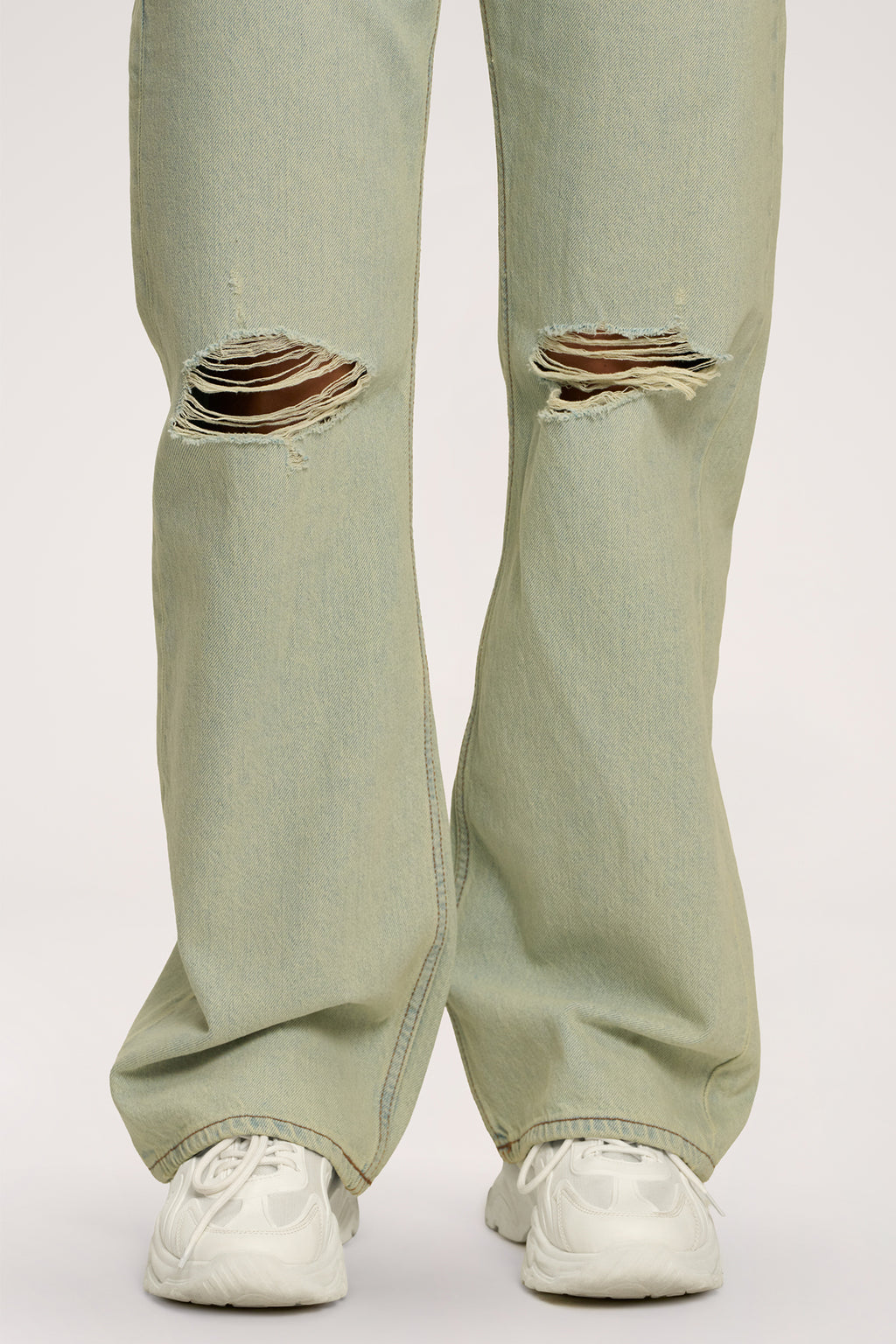Jeans Wide Relaxed light green