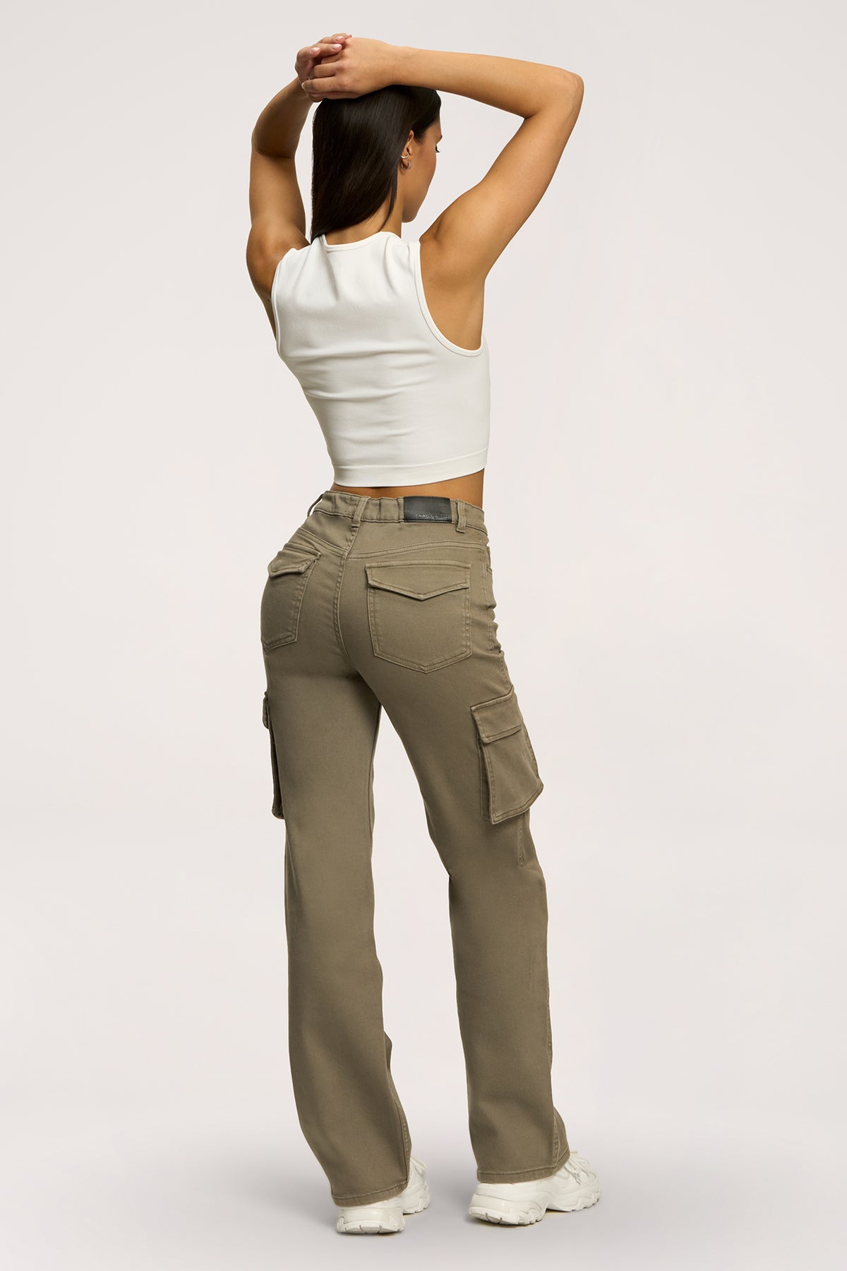 Jeans Cargo green olive