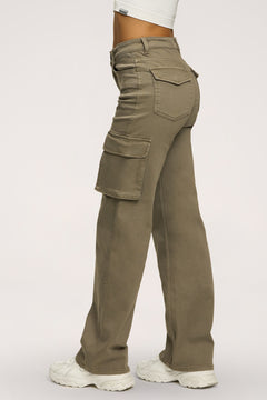 Jeans Cargo green olive