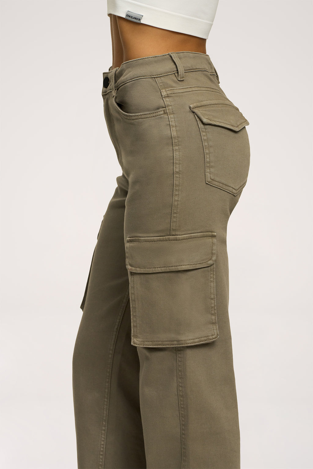 Jeans Cargo green olive