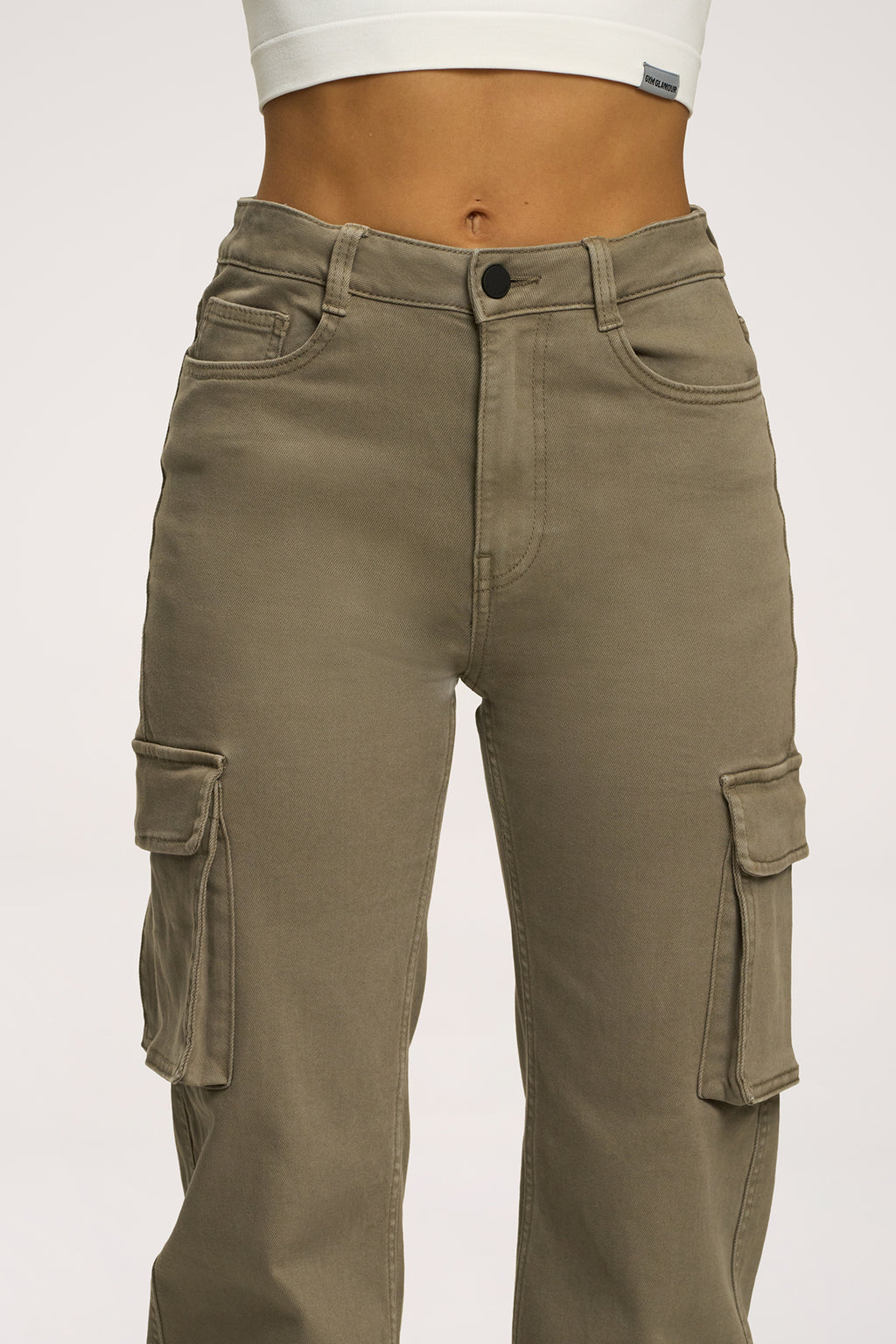 Jeans Cargo green olive