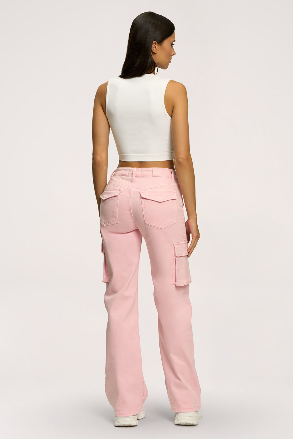 Jeans Cargo light pink