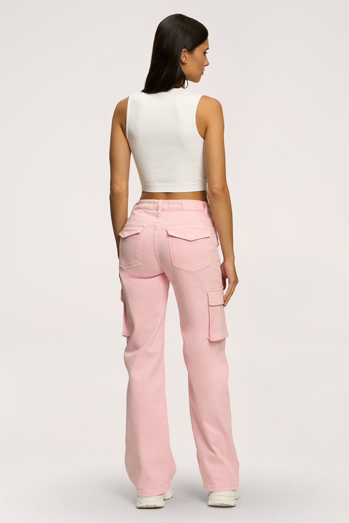 Jeans Cargo light pink