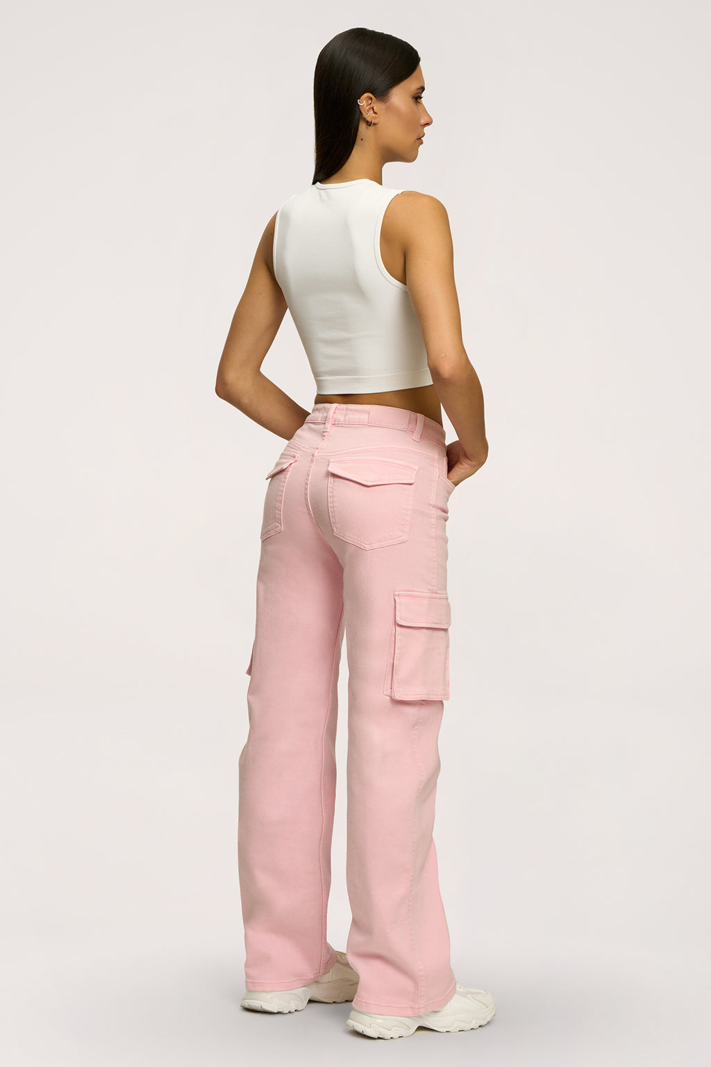 Jeans Cargo light pink