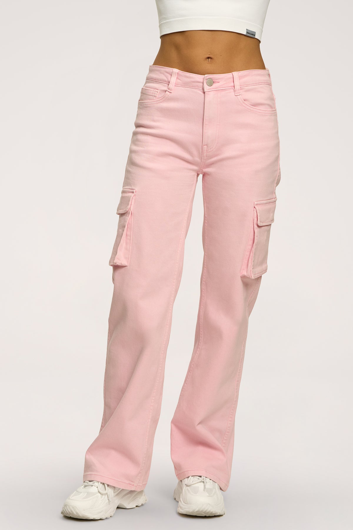 Jeans Cargo light pink