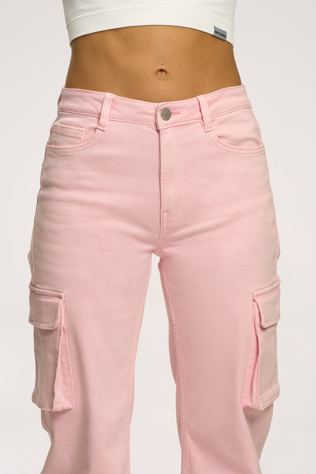 Jeans Cargo light pink