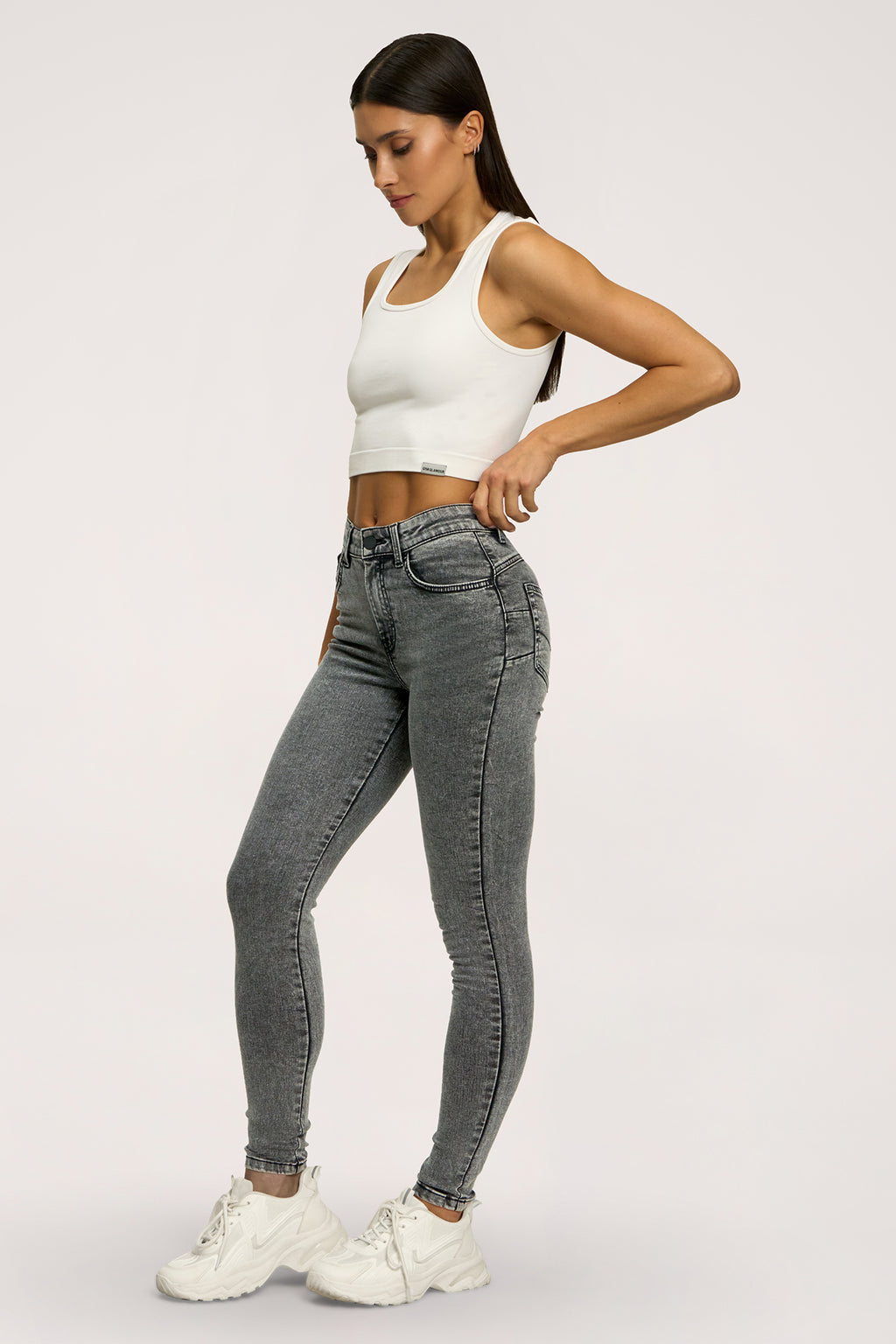 Jeans Skinny Perfect Slim light grey
