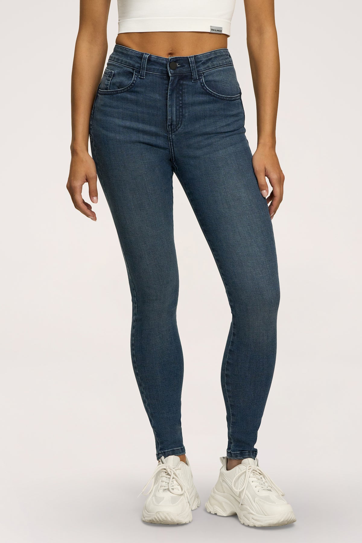 Jeans Skinny Perfect Slim navy blue