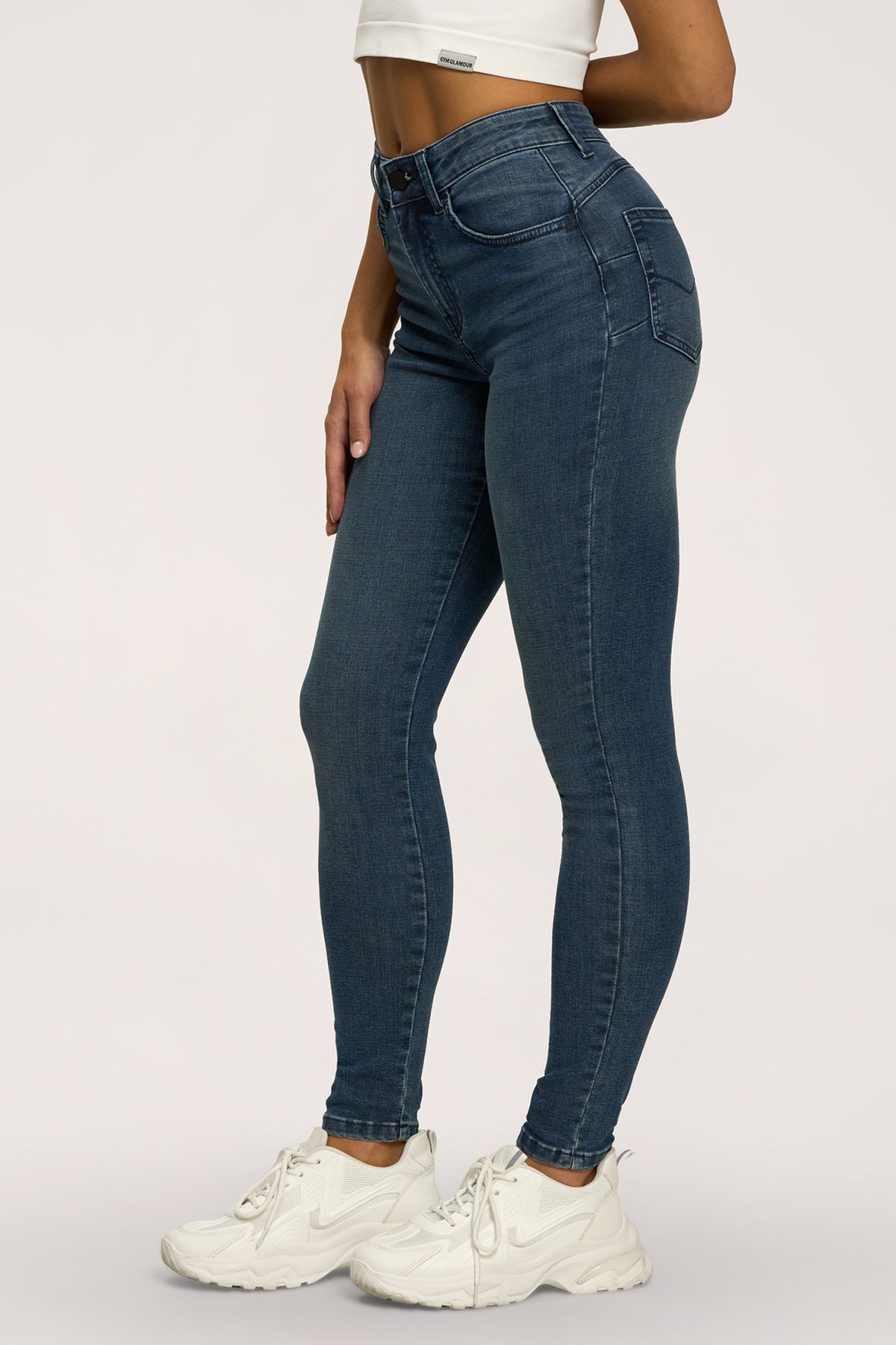 Jeans Skinny Perfect Slim navy blue
