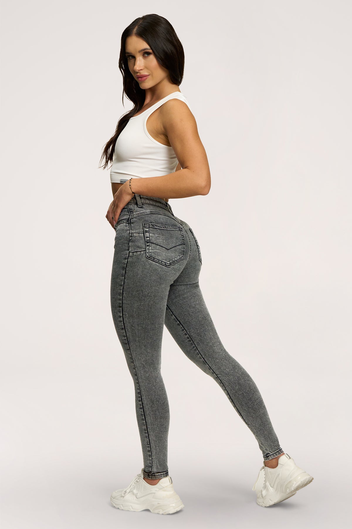 Jeans Skinny Perfect Slim light grey
