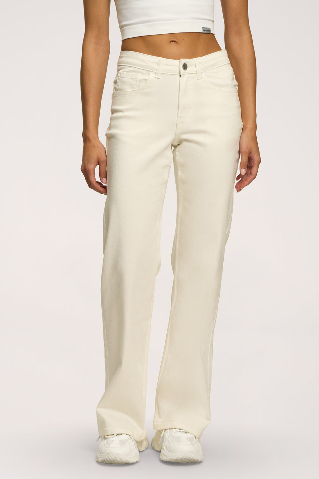 Hüftjeans Wide off white