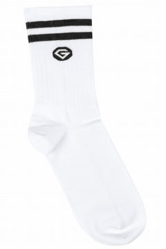 Lange Socken White & Black 2er-Pack - Größe 37-40