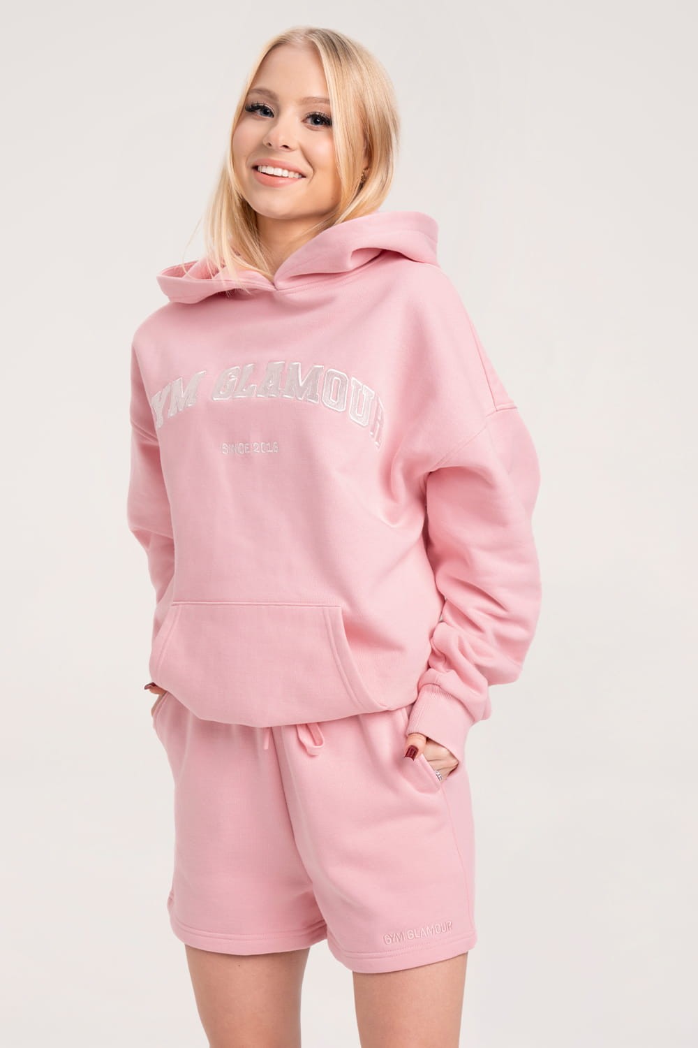 Spodenki dresowe bubble gum