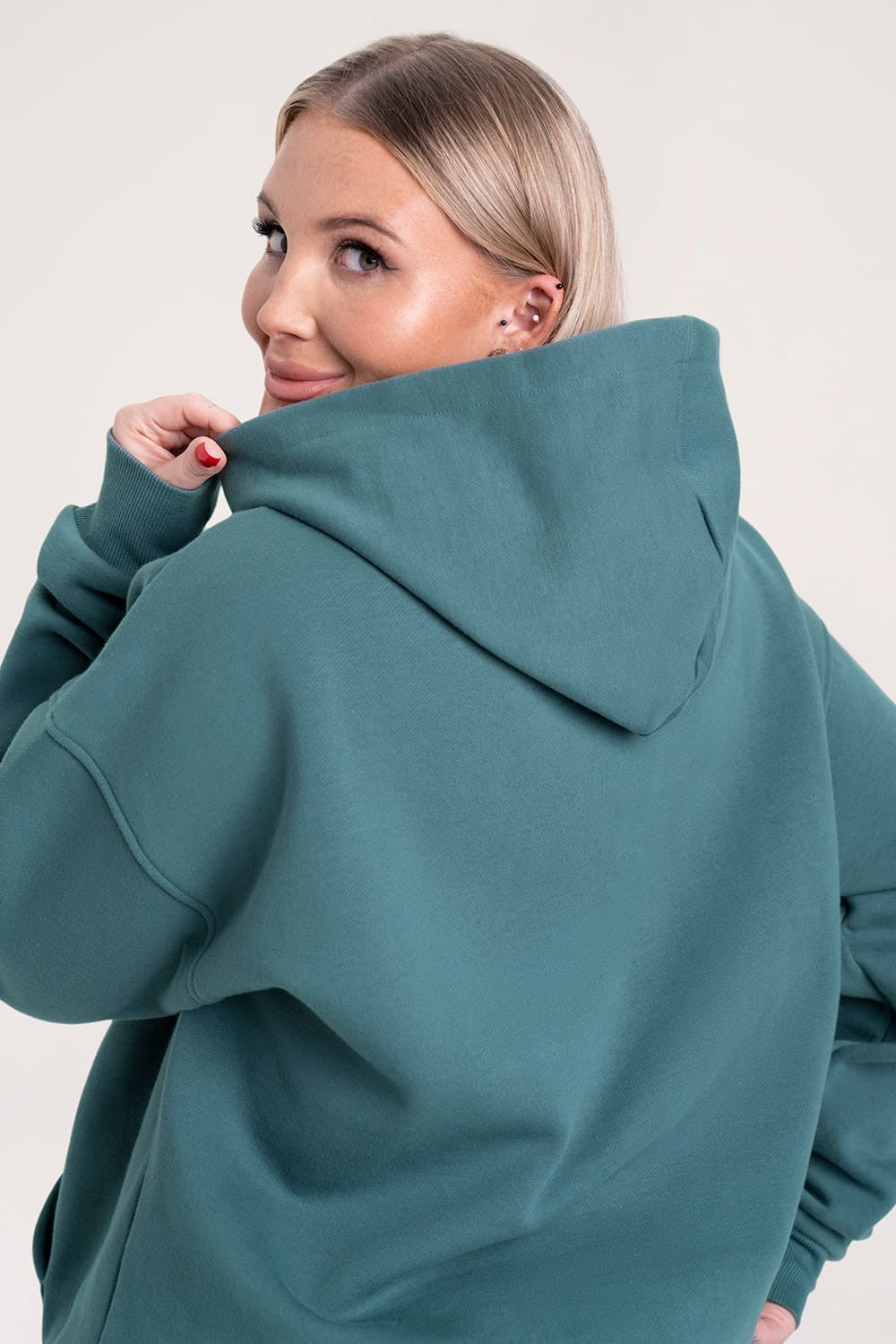 Bluza college ocean glow