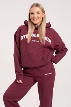 College Hoodie Ruby