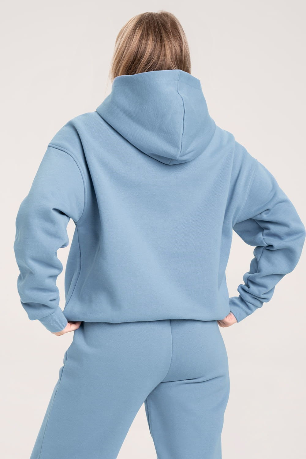 Bluza college sky blue