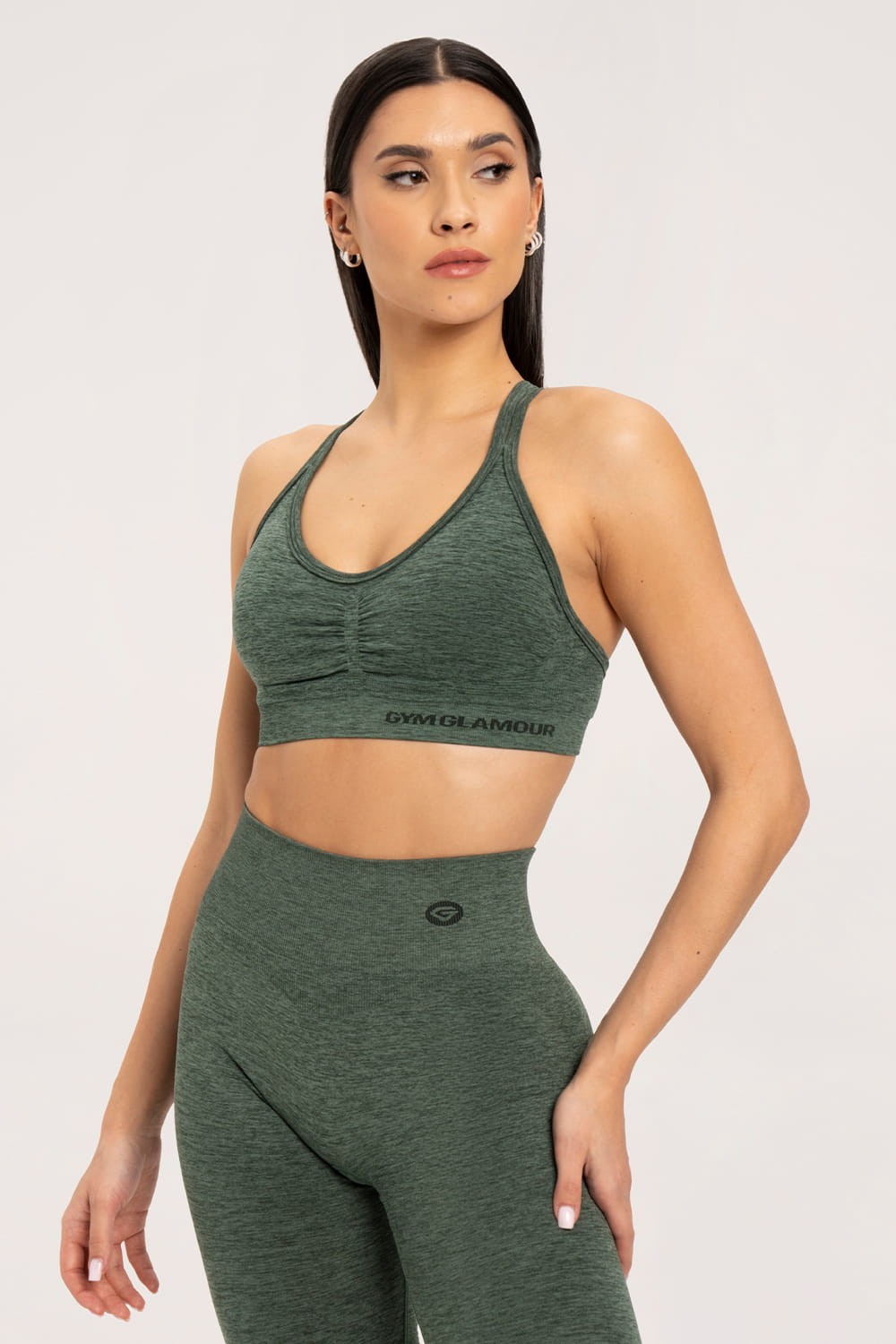 Biustonosz seamless green