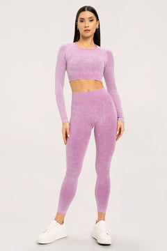 Leggings Stone Washed Rosa