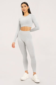 Leggings Stone Washed Weiß