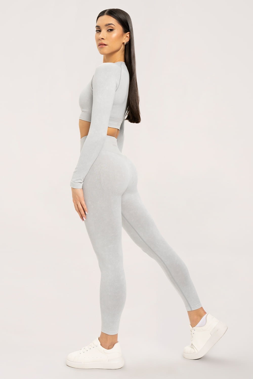 Leginsy sprane white