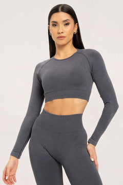 Rashguard Stone Washed Grau
