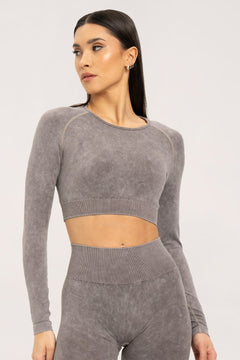 Rashguard Stone Washed Braun