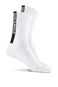 Skarpetki długie STRIPE białe 2-pak - roz. 37-40