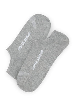 Graue Sport-Knöchelsocken – 2er-Pack