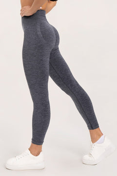 Leggings Seamless Push Up Dark Grey