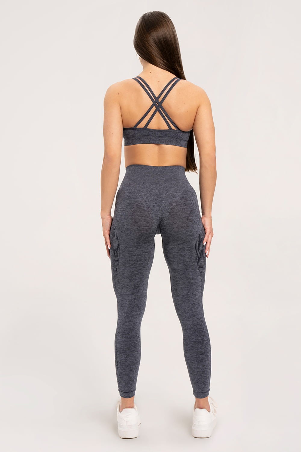 Leginsy seamless dark grey