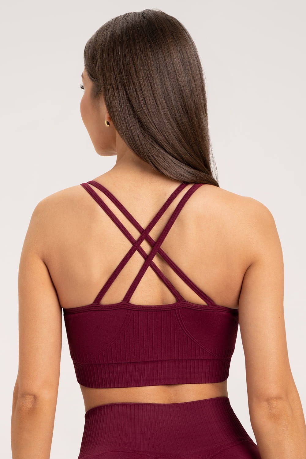 Biustonosz push up 2.0 merlot
