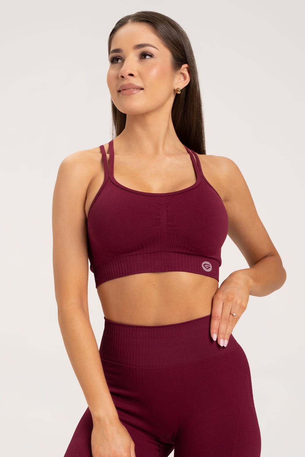 Biustonosz push up 2.0 merlot