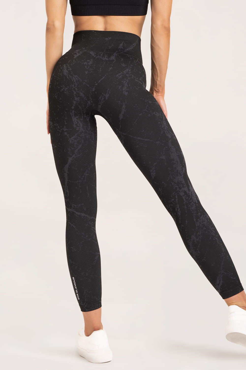Leginsy marble black