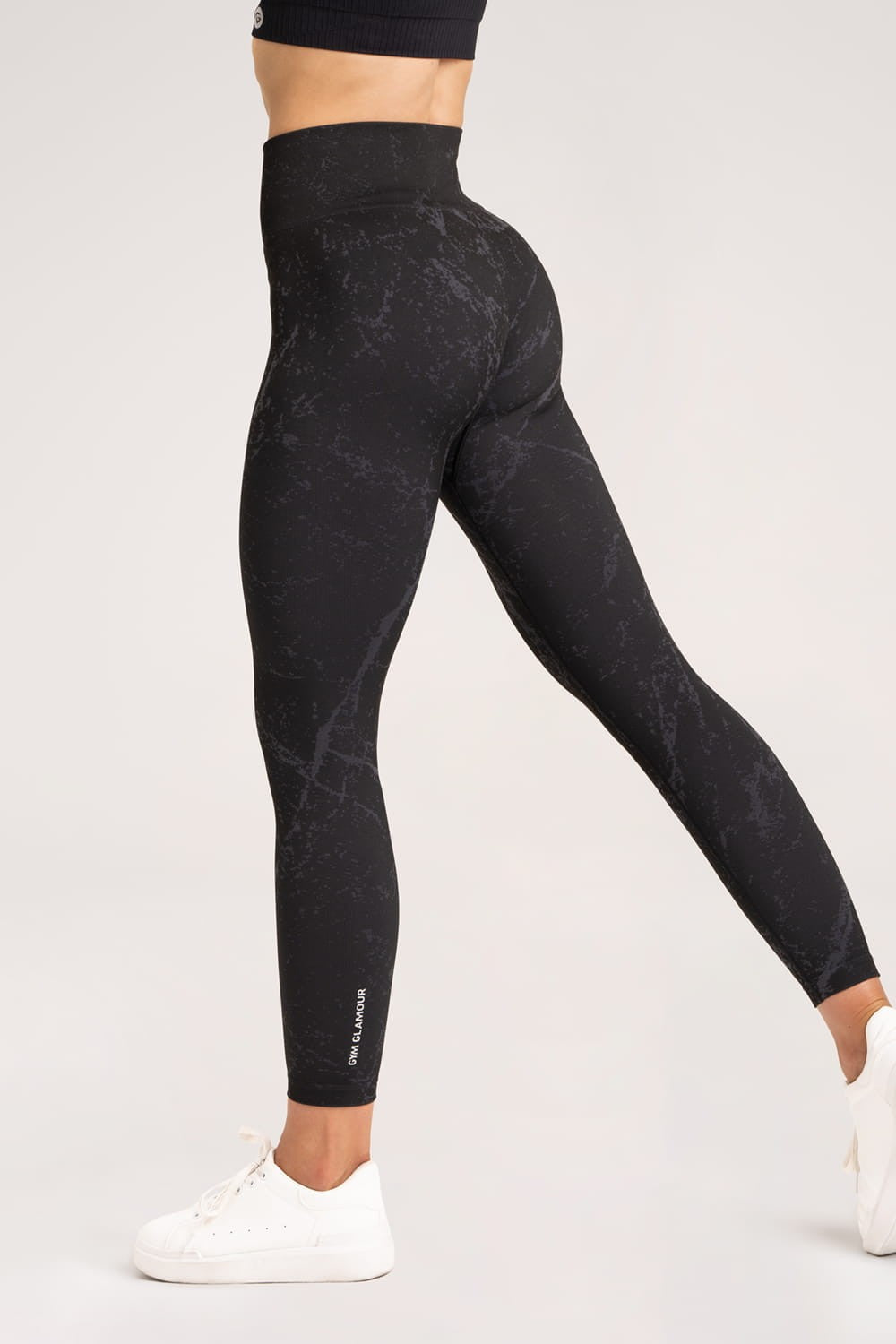 Leginsy marble black