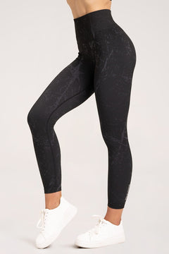 Leggings marble black