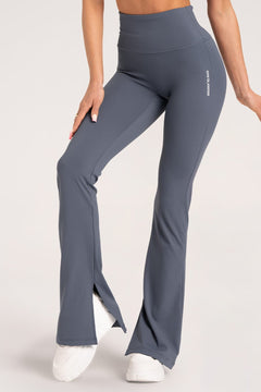 Sport Schlaghose mit Schlitz Blau