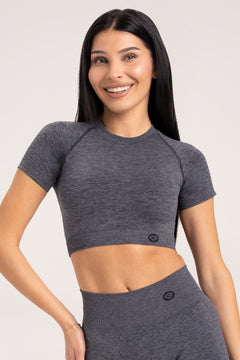 Nahtloser Rashguard Dark Grey
