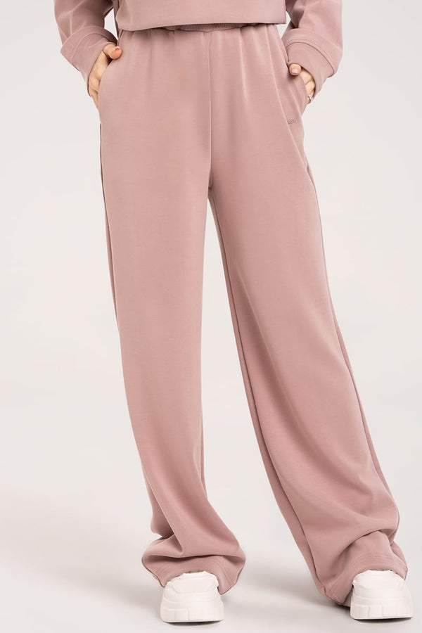 Smooth Straight Lounge-Hose blush