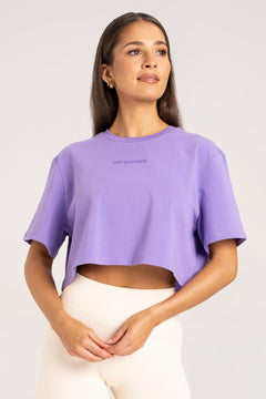 T-shirt boxy lilac crush